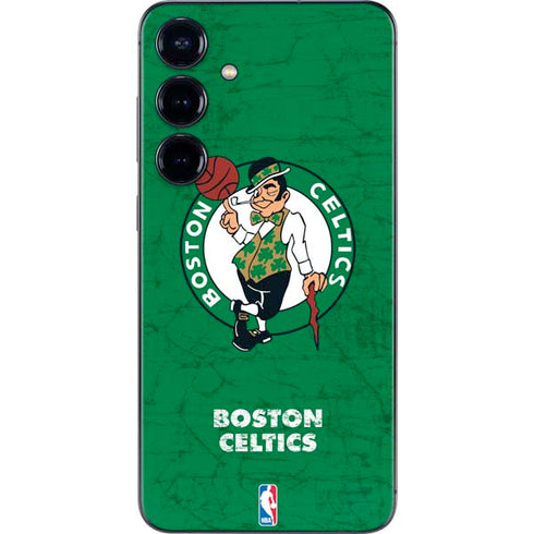 NBA Boston Celtics Green Primary Logo Galaxy S25 Plus Skin