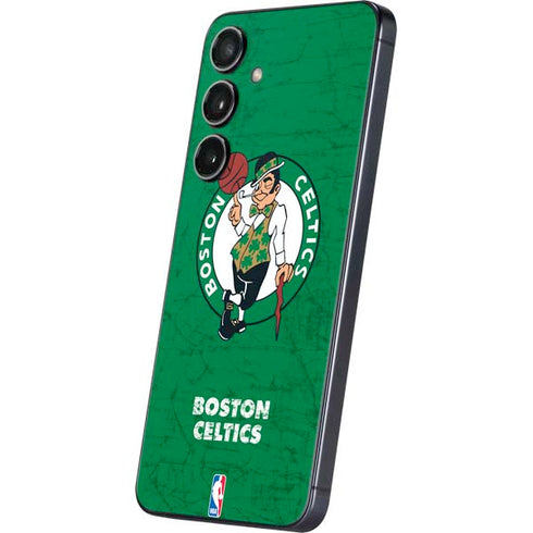 NBA Boston Celtics Green Primary Logo Galaxy S25 Plus Skin