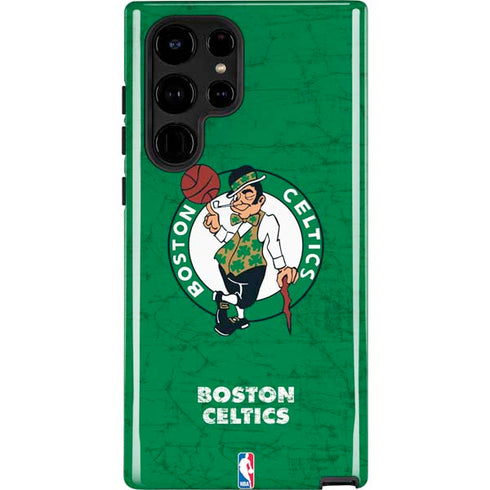 NBA Boston Celtics Green Primary Logo Galaxy Cases