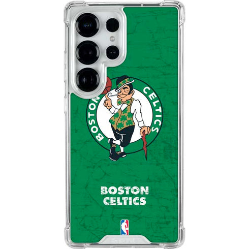 NBA Boston Celtics Green Primary Logo Galaxy S25 Ultra Clear Case