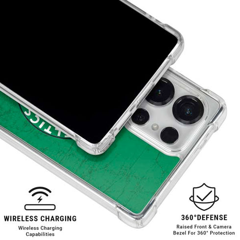 NBA Boston Celtics Green Primary Logo Galaxy S26 Ultra Clear Case