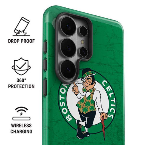 NBA Boston Celtics Green Primary Logo Galaxy S26 Ultra Impact Case