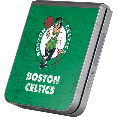NBA Boston Celtics Green Primary Logo Galaxy Z Flip6 Skin