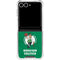 NBA Boston Celtics Green Primary Logo Galaxy Z Flip7 Clear Case