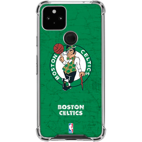 NBA Boston Celtics Green Primary Logo Pixel Cases