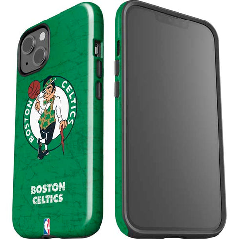NBA Boston Celtics Green Primary Logo iPhone 15 Impact Case