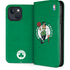 NBA Boston Celtics Green Primary Logo iPhone 15 Plus Folio Case