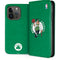 NBA Boston Celtics Green Primary Logo iPhone 15 Pro Folio Case