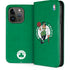 NBA Boston Celtics Green Primary Logo iPhone 15 Pro Folio Case