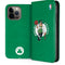 NBA Boston Celtics Green Primary Logo iPhone 15 Pro Max Folio Case