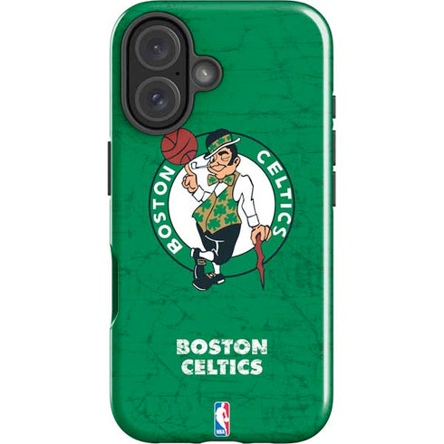 NBA Boston Celtics Green Primary Logo iPhone 16 Impact Case