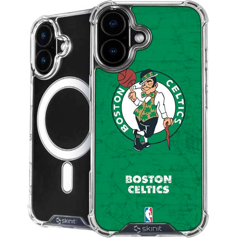 NBA Boston Celtics Green Primary Logo iPhone 16 MagSafe Case