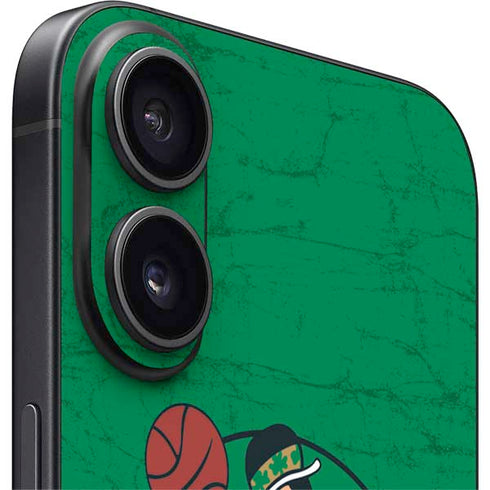 NBA Boston Celtics Green Primary Logo iPhone 16 Plus Skin