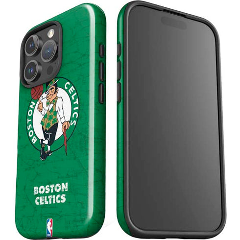 NBA Boston Celtics Green Primary Logo iPhone 16 Pro Impact Case