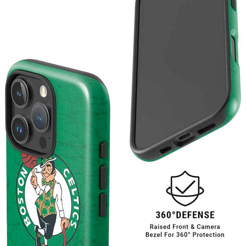 NBA Boston Celtics Green Primary Logo iPhone 16 Pro Max Magsafe Impact Case