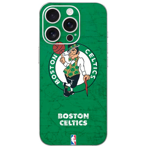 NBA Boston Celtics Green Primary Logo iPhone 16 Pro Skin