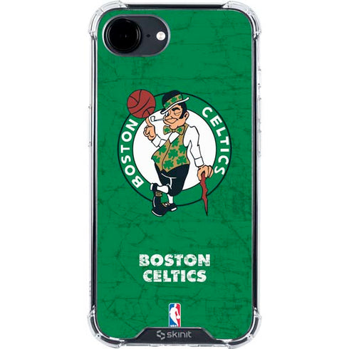 NBA Boston Celtics Green Primary Logo iPhone 16e Clear Case