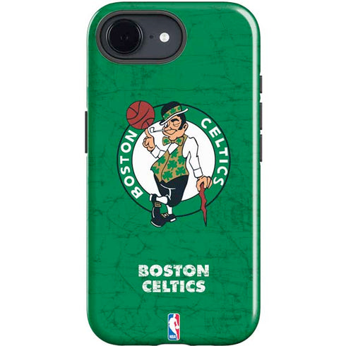NBA Boston Celtics Green Primary Logo iPhone 16e Impact Case