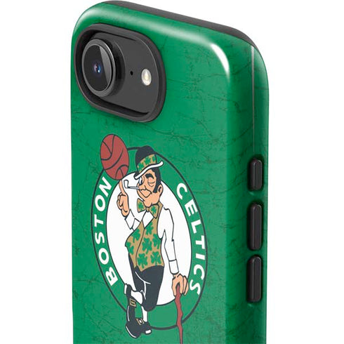 NBA Boston Celtics Green Primary Logo iPhone 16e Impact Case