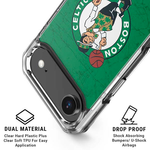 NBA Boston Celtics Green Primary Logo iPhone 17 Air Clear Case