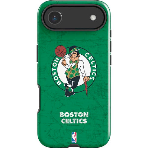 NBA Boston Celtics Green Primary Logo iPhone 17 Air Impact Case