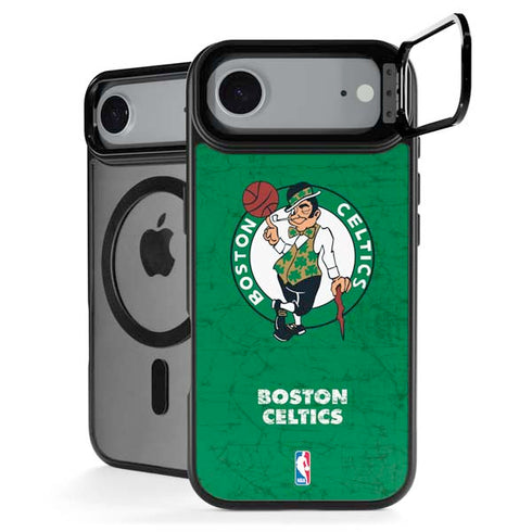 NBA Boston Celtics Green Primary Logo iPhone 17 Air Kickstand Case