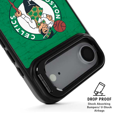 NBA Boston Celtics Green Primary Logo iPhone 17 Air Kickstand Case