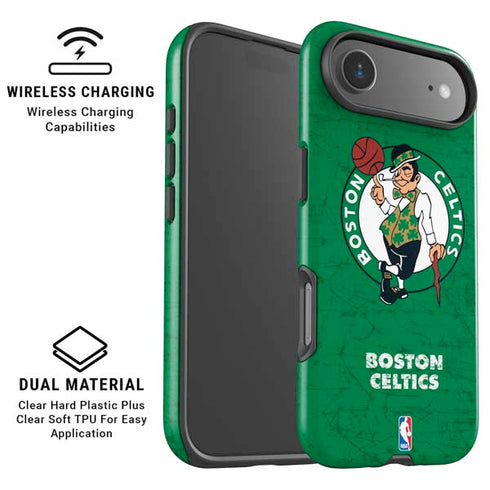 NBA Boston Celtics Green Primary Logo iPhone 17 Air Magsafe Impact Case
