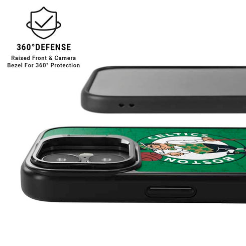 NBA Boston Celtics Green Primary Logo iPhone 17 Kickstand Case