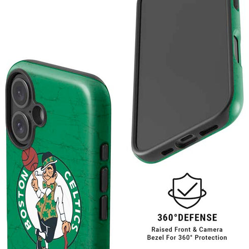 NBA Boston Celtics Green Primary Logo iPhone 17 Magsafe Impact Case