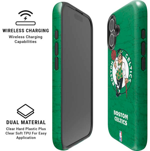 NBA Boston Celtics Green Primary Logo iPhone 17 Magsafe Impact Case