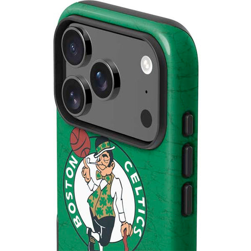 NBA Boston Celtics Green Primary Logo iPhone 17 Pro Impact Case