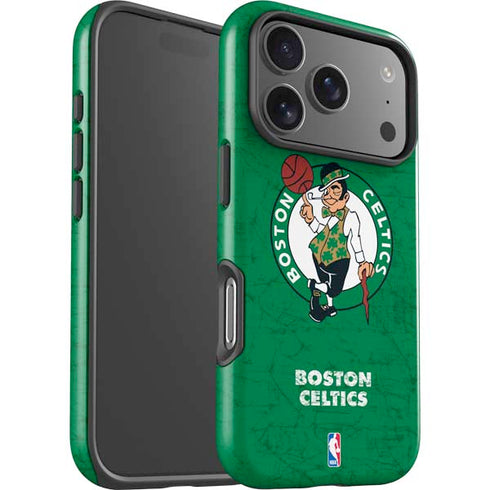 NBA Boston Celtics Green Primary Logo iPhone 17 Pro Impact Case