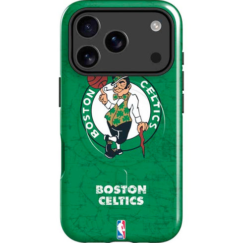NBA Boston Celtics Green Primary Logo iPhone 17 Pro Magsafe Impact Case