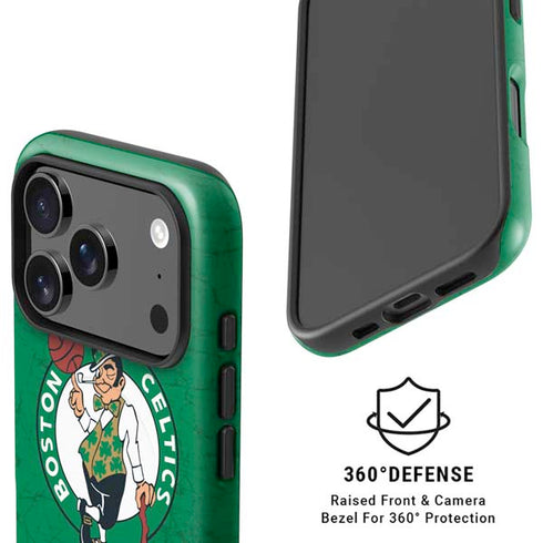 NBA Boston Celtics Green Primary Logo iPhone 17 Pro Magsafe Impact Case