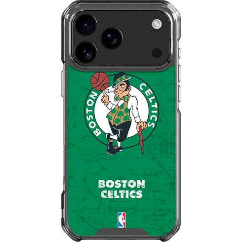 NBA Boston Celtics Green Primary Logo iPhone 17 Pro Max Clear Case
