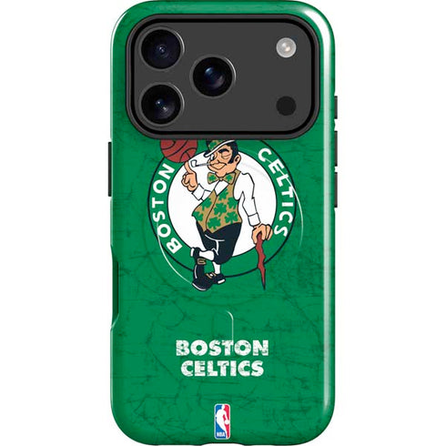 NBA Boston Celtics Green Primary Logo iPhone 17 Pro Max Magsafe Impact Case