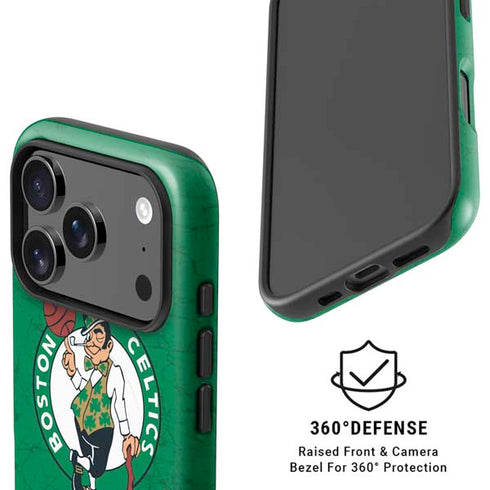 NBA Boston Celtics Green Primary Logo iPhone 17 Pro Max Magsafe Impact Case