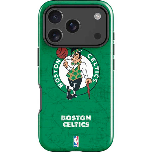 NBA Boston Celtics Green Primary Logo iPhone 18 Pro Impact Case