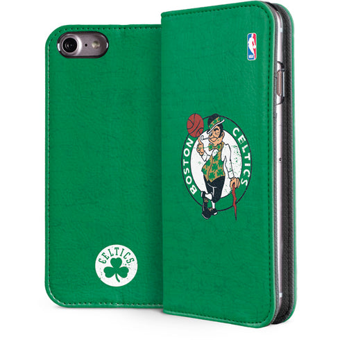 NBA Boston Celtics Green Primary Logo iPhone 8 Folio Case