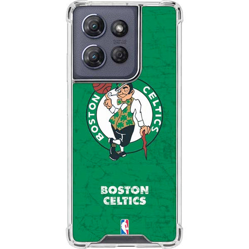 NBA Boston Celtics Green Primary Logo Moto G 5G (2025) Clear Case