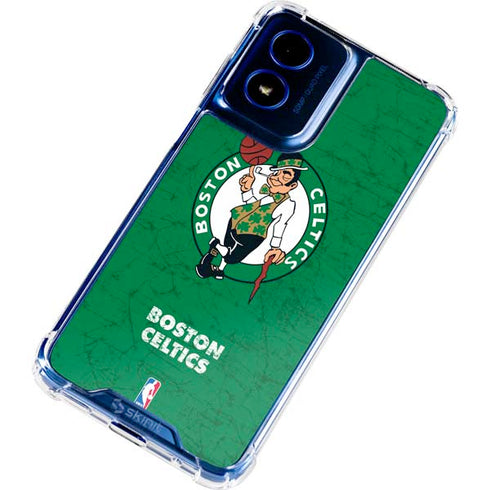 NBA Boston Celtics Green Primary Logo Moto G 5G (2024) Clear Case