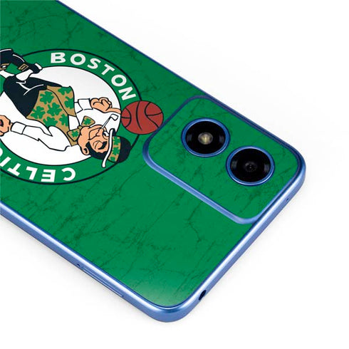 NBA Boston Celtics Green Primary Logo Moto G Play 4G (2024) Skin