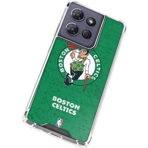 NBA Boston Celtics Green Primary Logo Moto G Play 5G (2025) Clear Case