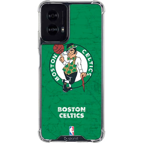 NBA Boston Celtics Green Primary Logo Moto G Power 5G (2024) Clear Case
