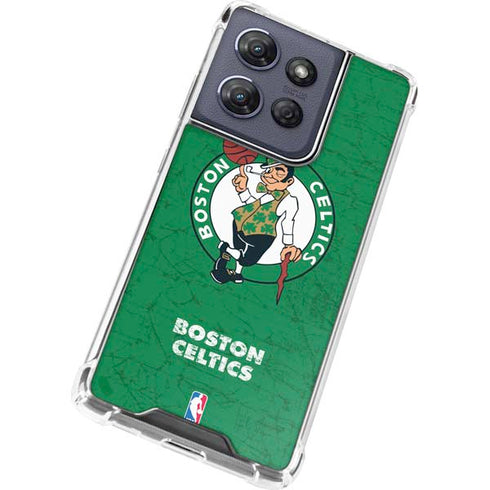 NBA Boston Celtics Green Primary Logo Moto G Stylus 5G (2025) Clear Case
