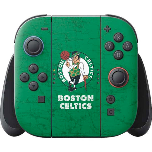 NBA Boston Celtics Green Primary Logo Nintendo Switch 2 (2025) Joy-Con Controller Skin