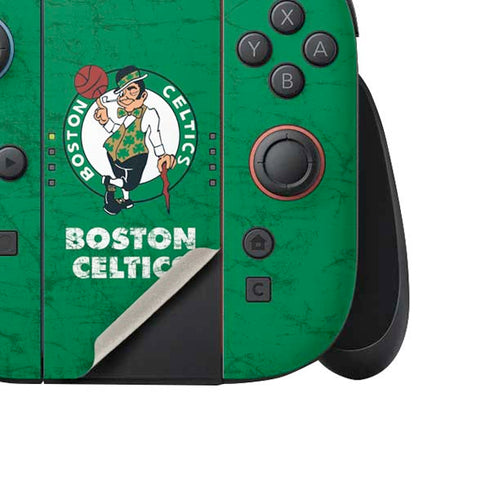 NBA Boston Celtics Green Primary Logo Nintendo Switch 2 (2025) Joy-Con Controller Skin
