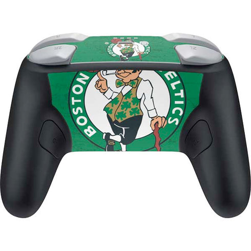 NBA Boston Celtics Green Primary Logo Nintendo Switch 2 (2025) Pro Controller Skin