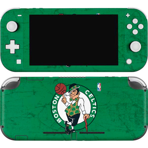 NBA Boston Celtics Green Primary Logo Nintendo Skins